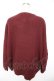 画像2: axes femme / かぎ編みニットトップス M ワイン Y-26-01-01-039-AX-TO-SZ-ZY (2)