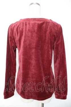 画像2: axes femme / コーデュロイ編み上げプル M ワイン Y-26-01-01-041-AX-TO-SZ-ZY