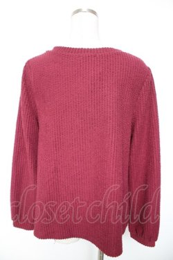 画像2: axes femme / レースアップトップス  ワイン Y-26-01-01-044-AX-TO-SZ-ZY