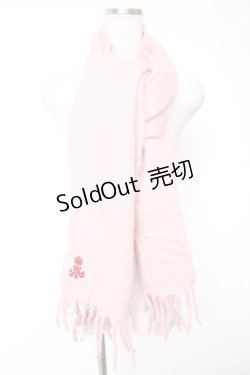 画像1: m petit by misako / NINA'Sコラボマフラー  ピンク Y-26-01-01-007-LO-ZA-SZ-ZY