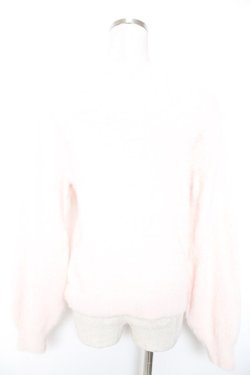 画像2: axes femme / 花パールラメフェザーニット F ピンク Y-26-01-01-051-AX-TO-SZ-ZY