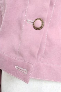 画像3: axes femme POETIQUE / バックレースアップジャケット Ｍ ピンク Y-26-01-01-052-AX-JA-SZ-ZY