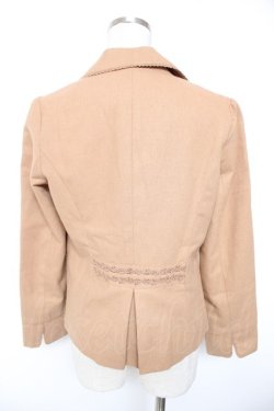 画像2: axes femme / ゴブランベストレイヤードジャケット  ベージュ Y-26-01-01-056-AX-JA-SZ-ZY