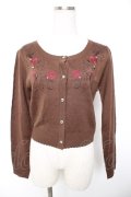 axes femme POETIQUE / 不思議の国のアリス/カーディガン  ブラウン Y-26-01-01-069-AX-TO-SZ-ZY