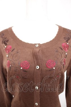 画像3: axes femme POETIQUE / 不思議の国のアリス/カーディガン  ブラウン Y-26-01-01-069-AX-TO-SZ-ZY