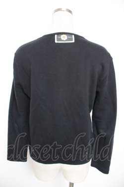 画像2: PINK HOUSE / ひな菊カーディガン  黒 Y-26-01-01-071-LO-TO-SZ-ZY