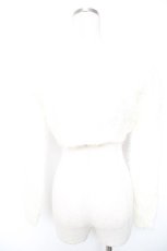 画像2: Swankiss / シャギーニットカーディガン F オフ白 Y-26-01-01-074-CA-TO-SZ-ZT358 (2)