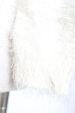 画像3: Swankiss / シャギーニットカーディガン F オフ白 Y-26-01-01-074-CA-TO-SZ-ZY