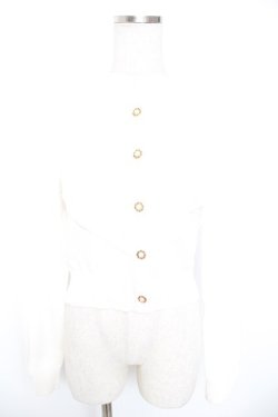 画像1: Swankiss / 菅野結以コラボカーディガン F 白 Y-26-01-01-076-CA-TO-SZ-ZY