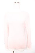 axes femme / 連ボタン袖レースニットプルオーバー  ピンク Y-26-01-01-087-AX-TO-SZ-ZI