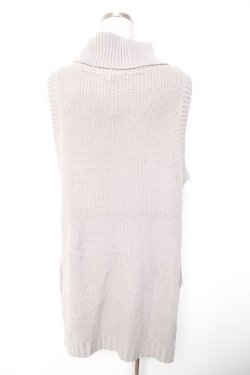 画像2: axes femme / 肩レースアップロングプルオーバー M グレー Y-26-01-01-089-AX-TO-SZ-ZY