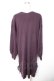 画像2: axes femme / Vネックロングニットワンピ M パープル Y-26-01-01-090-AX-OP-SZ-ZY (2)