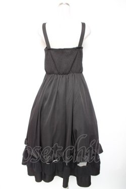 画像2: axes femme / チュール×フリルジャンスカ F 黒 Y-26-01-01-093-AX-OP-SZ-ZY