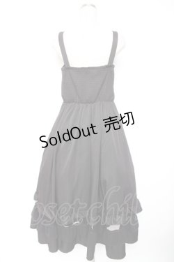 画像2: axes femme / チュール×フリルジャンスカ F 黒 Y-26-01-01-093-AX-OP-SZ-ZY