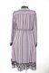画像2: axes femme / レジメンタル柄ワンピース F ラベンダー Y-26-01-01-096-AX-OP-SZ-ZY (2)
