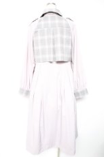 画像2: axes femme POETIQUE / 2WAYバイカラーコート M ラベンダー Y-26-01-01-098-AX-CO-SZ-ZS (2)