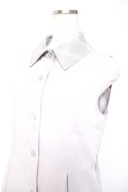 画像3: axes femme POETIQUE / 2WAYバイカラーコート M ラベンダー Y-26-01-01-098-AX-CO-SZ-ZY