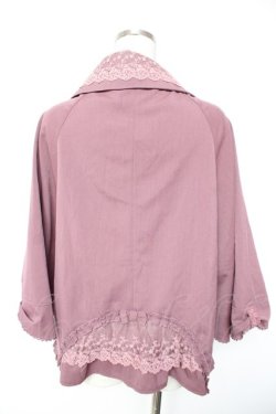 画像2: axes femme / ポンチョ風ジャケット M パープル Y-26-01-01-101-AX-JA-SZ-ZY