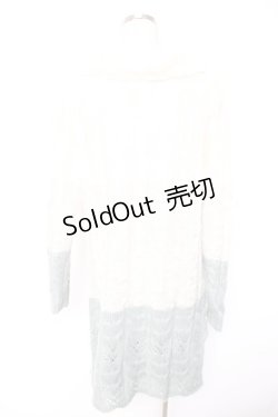 画像2: axes femme / グラデーションニットワンピース  グリーン Y-26-01-01-105-AX-OP-SZ-ZS