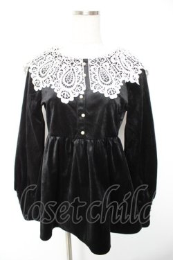 画像1: Bubbles / ベルベットワンピース F ブラック Y-26-01-01-108-CA-OP-SZ-ZY