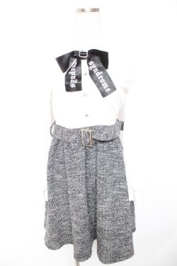 画像1: Jamieエーエヌケー / ツイードドッキングワンピース M 白 Y-26-01-01-109-LO-OP-SZ-ZY