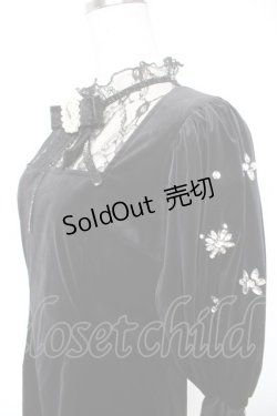 画像3: Swankiss / TS velour bijou puff O/P F ブラック Y-26-01-01-116-CA-OP-SZ-ZY