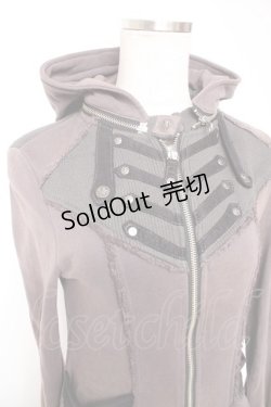 画像3: OZZ ANGELO / ナポレオン風ロングパーカー  ブラウン Y-26-01-01-118-OO-TO-SZ-ZY