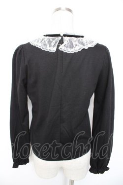 画像2: Honey Cinnamon / レースカラートップス F 黒 Y-26-01-01-120-LO-TO-SZ-ZY