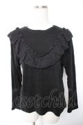 MILK / レースハイネックトップス  黒 Y-26-01-01-121-ML-TO-SZ-ZY
