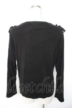 画像2: MILK / レースハイネックトップス  黒 Y-26-01-01-121-ML-TO-SZ-ZY