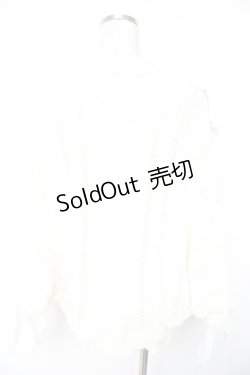 画像2: LIZ LISA / 編み上げニットポンチョ  生成り Y-26-01-01-122-LO-TO-SZ-ZY