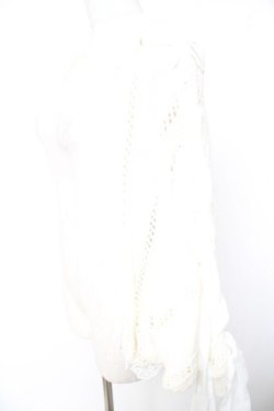 画像3: LIZ LISA / 編み上げニットポンチョ  生成り Y-26-01-01-122-LO-TO-SZ-ZY