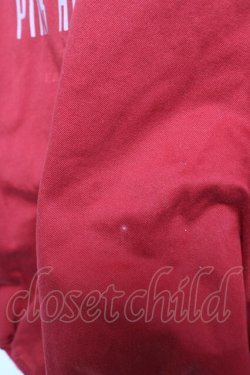 画像4: PINK HOUSE / ロゴプリントブルゾン  赤 Y-26-01-01-123-LO-JA-SZ-ZY