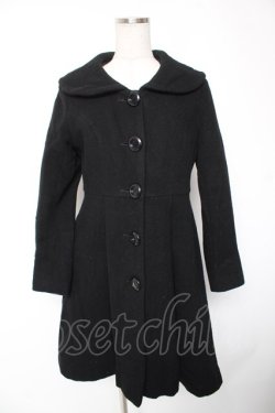 画像1: MILK / Angelinaコート  黒 Y-26-01-01-124-ML-CO-SZ-ZY