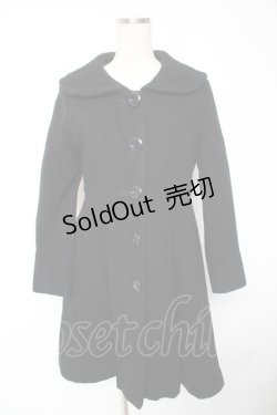 画像1: MILK / Angelinaコート  黒 Y-26-01-01-124-ML-CO-SZ-ZY