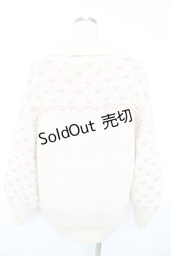 画像2: merry jenny / ローズカウチンニット  生成 Y-26-01-01-125-LO-TO-SZ-ZY