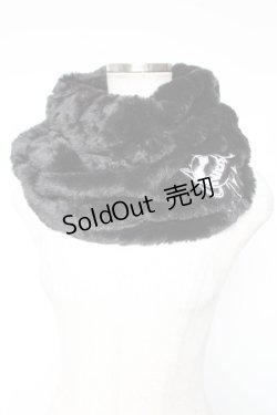 画像1: NieR CLOTHING / NieR VOLUME BLACK SNOOD  黒 Y-26-01-01-002-PU-ZA-SZ-ZY