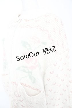 画像3: merry jenny / ローズカウチンニット  生成 Y-26-01-01-125-LO-TO-SZ-ZY