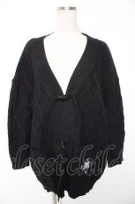 画像1: NieR CLOTHING / ポッケ付きニットカーディガン F 黒 Y-26-01-01-128-PU-TO-SZ-ZT631 (1)