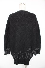 画像2: NieR CLOTHING / ポッケ付きニットカーディガン F 黒 Y-26-01-01-128-PU-TO-SZ-ZT631 (2)