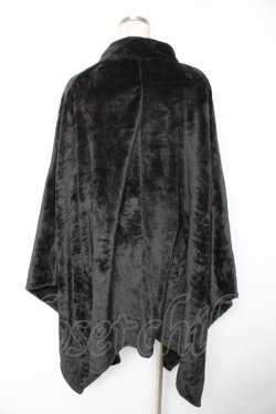 画像2: NieR Clothing / NieRふわもこブラックポンチョ F ブラック Y-26-01-01-129-PU-TO-SZ-ZY