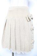MILK / ラメニットプリーツスカート  ゴールド Y-26-01-01-133-ML-SK-SZ-ZY
