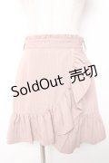 Secret Honey / フロントフリルピンストライプスカート 2 ピンク Y-26-01-01-135-CA-SK-SZ-ZY