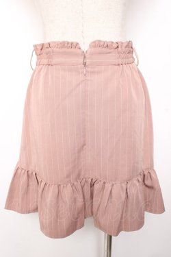 画像2: Secret Honey / フロントフリルピンストライプスカート 2 ピンク Y-26-01-01-135-CA-SK-SZ-ZY