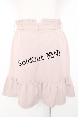画像2: Secret Honey / フロントフリルピンストライプスカート 2 ピンク Y-26-01-01-135-CA-SK-SZ-ZY