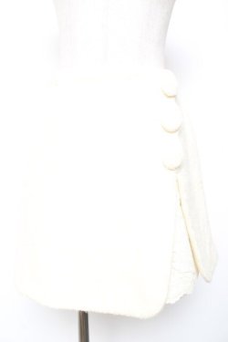 画像1: LIZ LISA / ツイード台形スカート  生成り Y-26-01-01-138-LO-SK-SZ-ZY