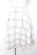 LODISPOTTO / チェックフレアスカート M オフ Y-26-01-01-139-LO-SK-SZ-ZS