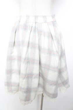 画像2: LODISPOTTO / チェックフレアスカート M オフ Y-26-01-01-139-LO-SK-SZ-ZY