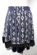画像2: axes femme / Disney/アーガイルシルエットスカート  紺 Y-26-01-01-141-AX-SK-SZ-ZY (2)