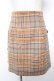 画像1: axes femme / ロービングチェックミニスカート F ベージュ Y-26-01-01-145-AX-SK-SZ-ZY (1)